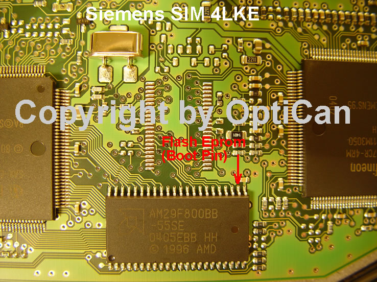 Siemens SIM 4 LKE (Mercedes Benz) pinout diagram 3